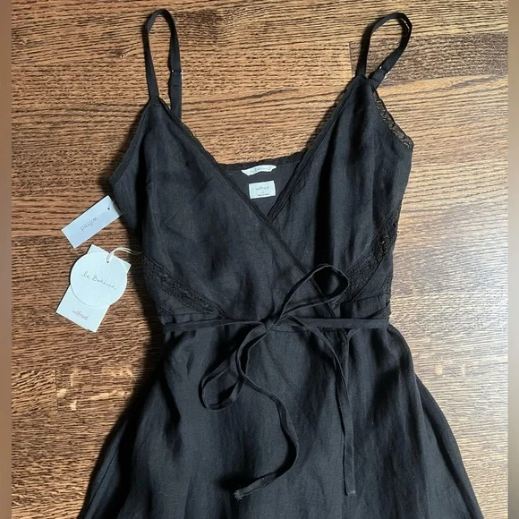 Aritzia Wilfred Linen Wrap Dress, la Bohéme Capsule Collection, Léger Dress - Picture 2 of 8